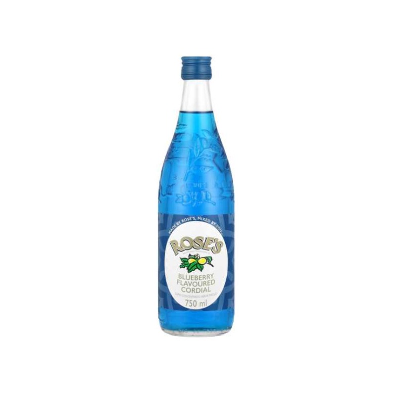 ROSES BLUEBERRY FLAVOURED CORDIAL 750ML - Image 1